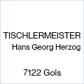 Tischlermeister Hans Georg Herzog